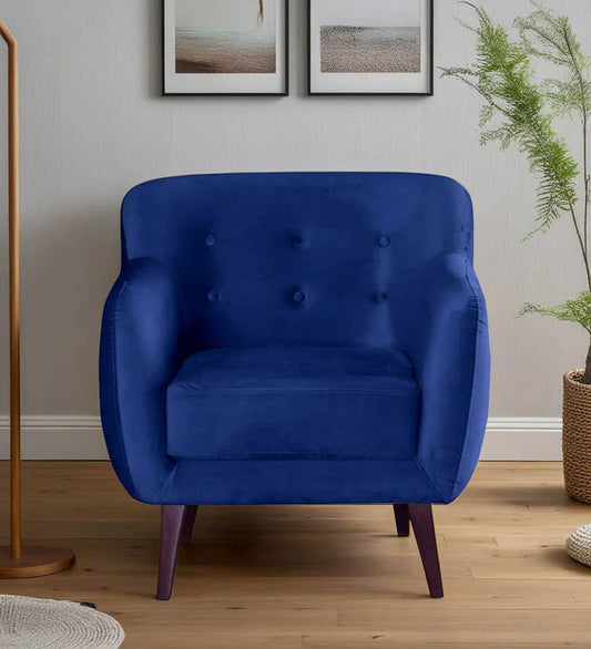 1 Seater Sofa in Navy Blue Colour