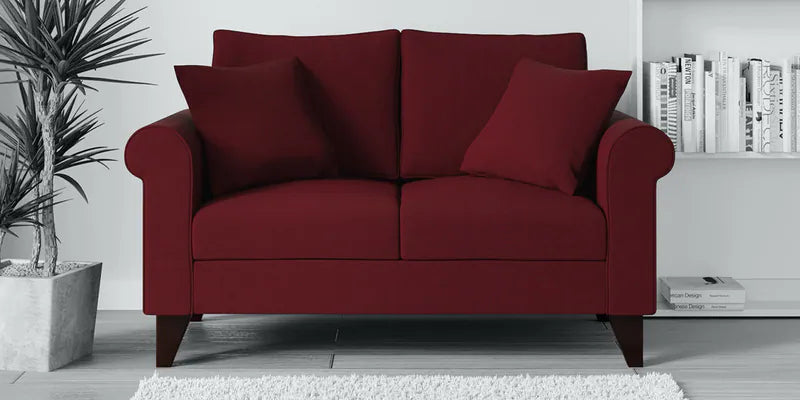 2 Seater Sofa In Red Colour