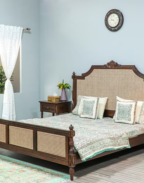 Sattva Mango Wood Bed Without Storage
