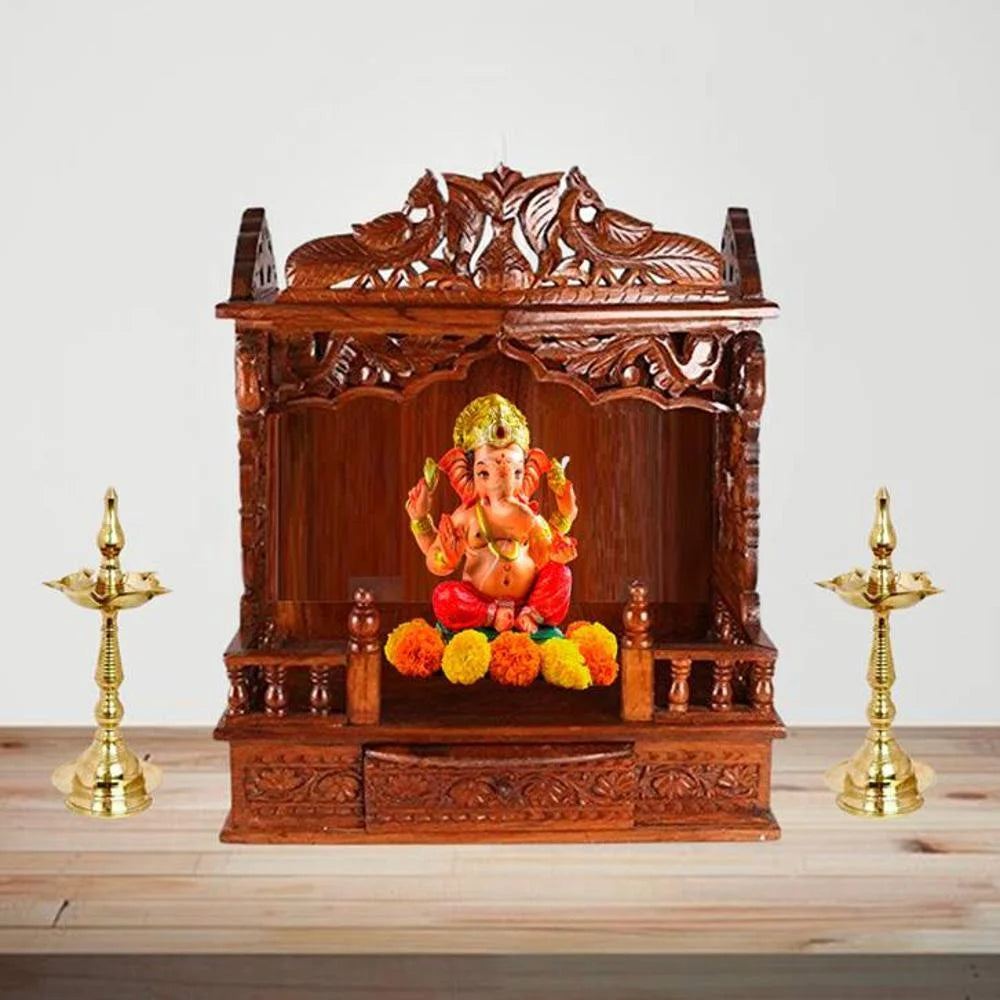 Solid Wood Free Standing Prayer Unit