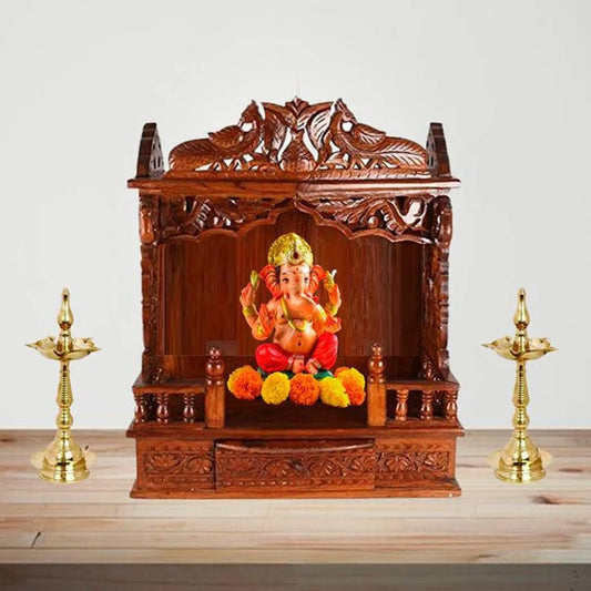 Solid Wood Free Standing Prayer Unit