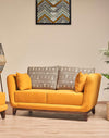 Ochre Daffodil Mango Wood Sofa