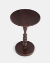 Brown Mellow Mango Wood Pedestal Table