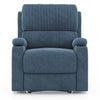 One Seater Manual Recliner in Coastal Blue Colour