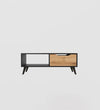 Coffee Table In Black And Oak Colour