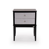 Solid Wood Bed Side Table in Cappuccino Finish