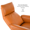 Leather 1 Seater Power Recliner with Massager