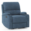 One Seater Manual Recliner in Coastal Blue Colour