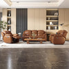 Nappa Aire Leather 2 Seater Reclining Sofa