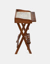 Brown Gulzar Mango Wood Wine Rack