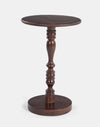 Brown Mellow Mango Wood Pedestal Table