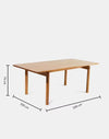Natural Sabai Acacia Wooded Dining Table