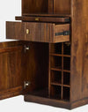 Countrylife Flute Mango Wood Bar Cabinet