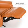 Leather 1 Seater Power Recliner with Massager