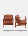 Brown Savannah Mango Wood Chair