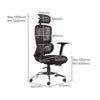 Focus - Fabric Ergonomic Chair in Black